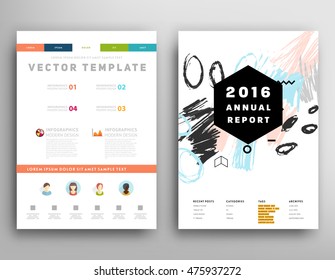 Hand Drawn Universal Art. Design for Flyers, Placards, Posters, Invitations, Brochures. Artistic Creative Template. Abstract Modern Style
