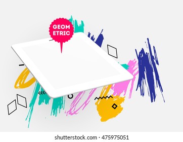 Dibujo a mano de arte universal. Diseño para volantes, carteles, carteles, invitaciones, folletos. Plantilla artística creativa. Resumen Estilo moderno