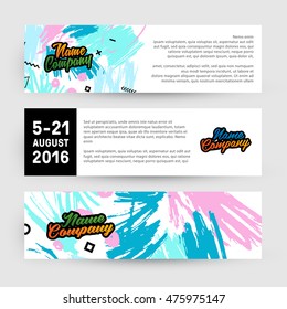 Hand Drawn Universal Art. Design for Flyers, Placards, Posters, Invitations, Brochures. Artistic Creative Template. Abstract Modern Style