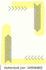 Hand Drawn Universal Cards. Design for Posters, Invitations, Brochures. Artistic Creative Templates. Abstract Modern Style