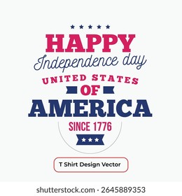 Hand drawn USA Independence Day, 4th of July. statue of liberty.