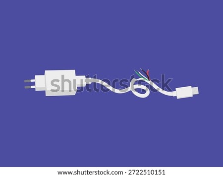 Hand Drawn USB Power Adapter