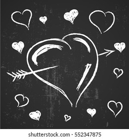 hand drawn valentine's day