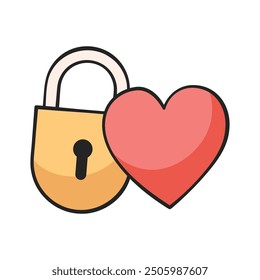 Hand drawn valentines day element collection.