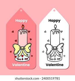 Manuelles Valentinstag-Label