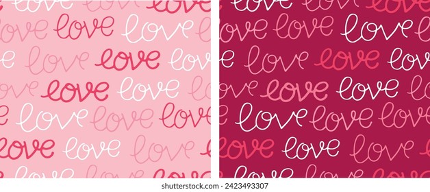 Hand drawn Valentines Day lettering Celebration poster, card, postcard, invitation, banner. Romantic quote vector lettering typography. Holiday calligraphy with hearts. 100% vector file