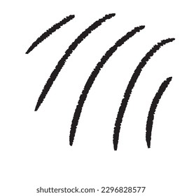 Hand drawn various lines,curve lines,straight lines,vector illustration eps10