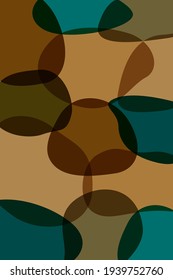 La mano dibujó varias formas. Resumen del patrón contemporáneo sin fisuras. Ilustración vectorial moderna. Textura del sello. Perfecto para la impresión textil