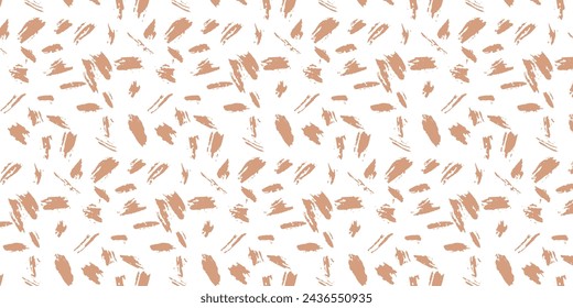 Dibujado a mano de varias formas, patrón contemporáneo abstracto sin costuras.
