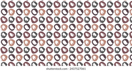 Hand drawn various shapes, Abstract contemporary seamless pattern.