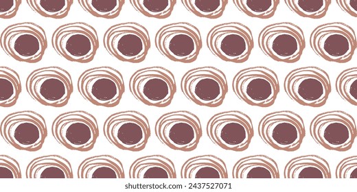 Hand drawn various shapes, Abstract contemporary seamless pattern.