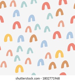 Hand drawn various shapes and doodle objects. Abstract contemporary modern trendy vector illustration. Stamp texture.