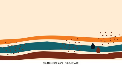 hand drawn various shapes and doodle objects. Abstract contemporary modern trendy vector illustration. All elements are isolated