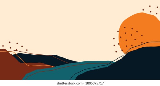 hand drawn various shapes and doodle objects. Abstract contemporary modern trendy vector illustration. All elements are isolated