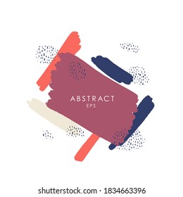 Hand drawn various shapes and doodle objects. Abstract contemporary modern trendy vector illustration. All elements are isolated
