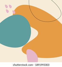 Handgezeichnet verschiedene Formen und doodle Objekte. Set von abstrakter zeitgenössischer trendiger Vektorgrafik. Perfekt für Stoffdrucke.	