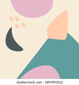 Hand drawn various shapes and doodle objects. Set of abstract contemporary modern trendy vector. Perfect for textile prints.	