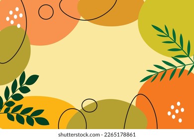 dibujó a mano varias formas y objetos de doodle con colores. Resumen de moda contemporánea. ilustración vectorial