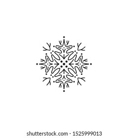 Hand drawn various snowflake. Winter symbol. Good for Christmas decoration scrap booking, posters, greeting cards, banners, textiles, gifts, shirts, mugs or other gifts.