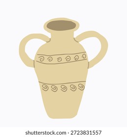 Ilustração de vetor de vaso desenhado à mão