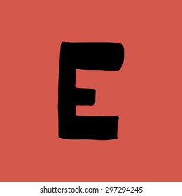 Hand drawn vector ABC letters