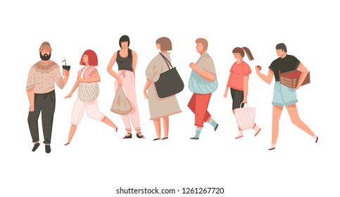 Hand drawn vector abstract cartoon graphic illustrations art collection set with girls and boys zero wastle concept isolated on white background