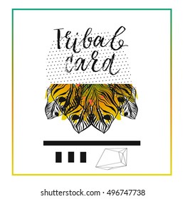 Hand drawn vector abstract modern tropical minimalistic save the date card template.Wedding,marriage,save the date,baby shower bridal,birthday,Valentine's day.Stylish simple design.Poster template