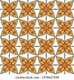 hand drawn vector, abstract   pattern for Fabric Print, Scarf, Shawl, Carpet, Kerchief, Handkerchief or tile pattern  