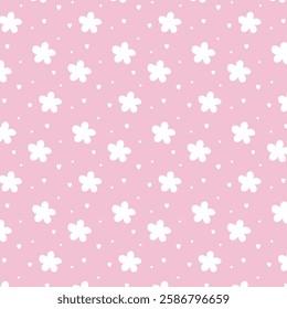 Hand drawn vector abstract pattern. Seamless floral pattern. Suitable for bed sheet design, clothing, wrapping paper, invitation background. Elegant seamless