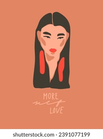 Hand drawn vector abstract trendy graphic contemporary modern art,aesthetic fashion illustration with bohemian,beautiful modern female,minimalistic trendy style. Vector woman body abstract drawing.
