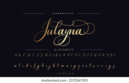  Hand drawn vector alphabet. Modern monoplane signature script font. Elegant Signature Font. Best Alphabet Beautiful Calligraphy Signature Font lettering handwritten