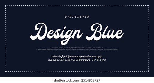 Hand drawn vector alphabet. Modern monoline signature script font. Elegant Signature Font. Best Alphabet Beautiful Calligraphy Signature Font