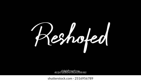 Handgezeichnetes Vektoralphabet. Moderne Schriftart für Monoline-Signaturen. Elegante Signatur. Bestes Alphabet Schöne Kalligrafie Signatur Schriftart Schriftzug