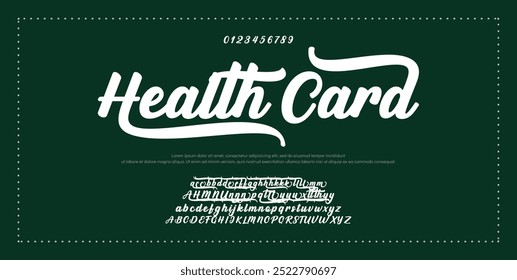 Alfabeto vetorial desenhado à mão. Fonte moderna de script de assinatura monocromática. Fonte de assinatura elegante. Melhor Alfabeto Bela Caligrafia Assinatura Fonte