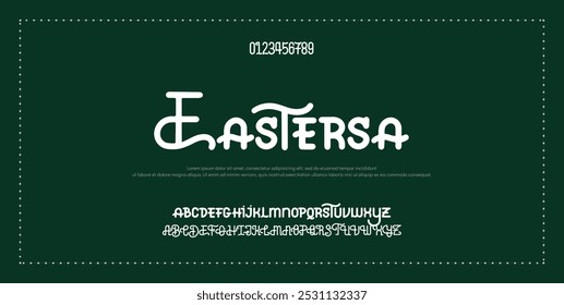 Alfabeto de Vector dibujado a mano. Fuente de script de firma monoline moderna. Elegante fuente de firma. Mejor alfabeto Hermosa caligrafía Signature letras de fuente