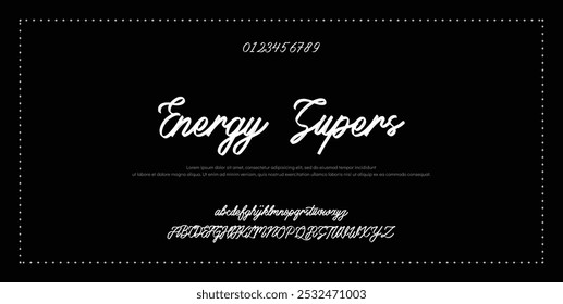 Hand drawn vector alphabet. Modern monoline signature script font. Elegant Signature Font. Best Alphabet Beautiful Calligraphy Signature Font