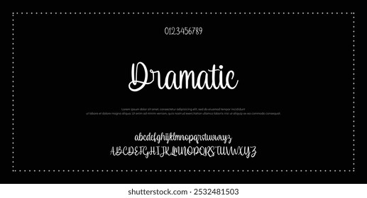 Hand drawn vector alphabet. Modern monoline signature script font. Elegant Signature Font. Best Alphabet Beautiful Calligraphy Signature Font lettering