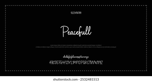 Hand drawn vector alphabet. Modern monoline signature script font. Elegant Signature Font. Best Alphabet Beautiful Calligraphy Signature Font lettering