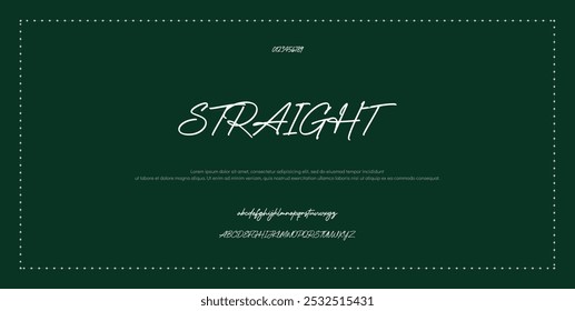 Hand drawn vector alphabet. Modern monoline signature script font. Elegant Signature Font. Best Alphabet Beautiful Calligraphy Signature Font lettering