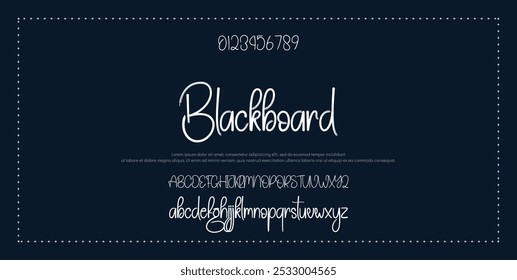 Hand drawn vector alphabet. Modern monoline signature script font. Elegant Signature Font. Best Alphabet Beautiful Calligraphy Signature Font lettering