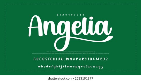 Alfabeto de Vector dibujado a mano. Fuente de script de firma monoline moderna. Elegante fuente de firma. Mejor alfabeto Hermosa caligrafía Signature letras de fuente