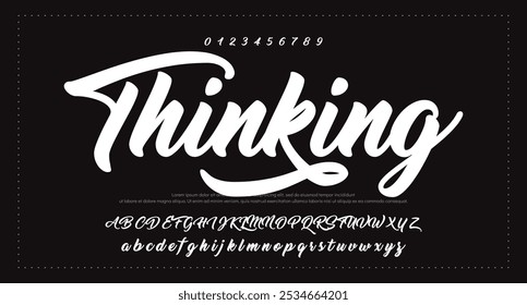 Hand drawn vector alphabet. Modern monoline signature script font. Elegant Signature Font. Best Alphabet Beautiful Calligraphy Signature Font lettering