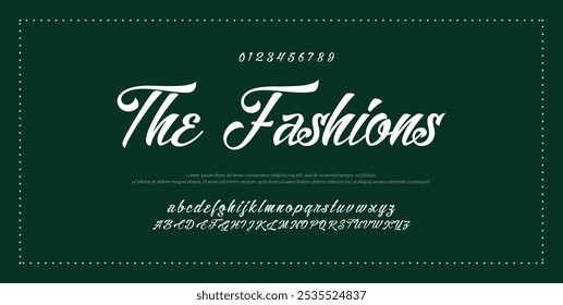 Hand drawn vector alphabet. Modern monoline signature script font. Elegant Signature Font. Best Alphabet Beautiful Calligraphy Signature Font