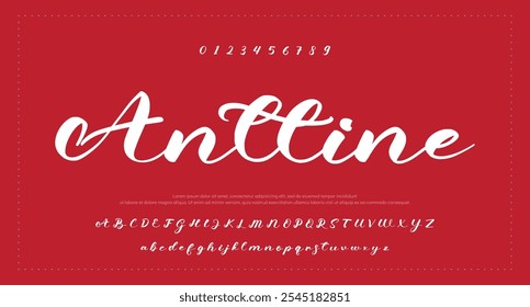 Hand drawn vector alphabet. Modern monoline signature script font. Elegant Signature Font. Best Alphabet Beautiful Calligraphy Signature Font lettering