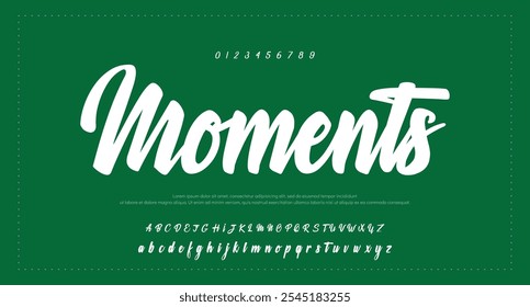 Alfabeto de Vector dibujado a mano. Fuente de script de firma monoline moderna. Elegante fuente de firma. Mejor alfabeto Hermosa caligrafía Signature letras de fuente