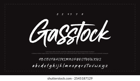 Hand drawn vector alphabet. Modern monoline signature script font. Elegant Signature Font. Best Alphabet Beautiful Calligraphy Signature Font lettering