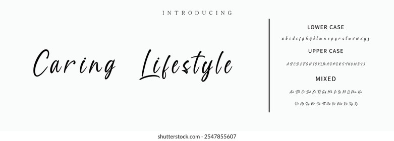 Hand drawn vector alphabet. Modern monoline signature script font. Elegant Signature Font. Best Alphabet Beautiful Calligraphy Signature Font lettering