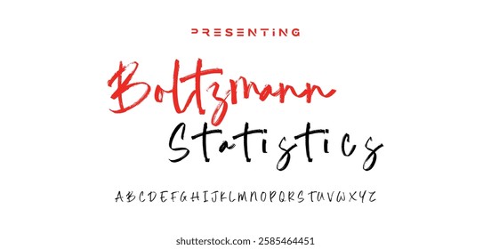 Hand drawn vector alphabet. Modern monoline signature script font. Elegant Signature Font. Best Alphabet Beautiful Calligraphy Signature Font lettering