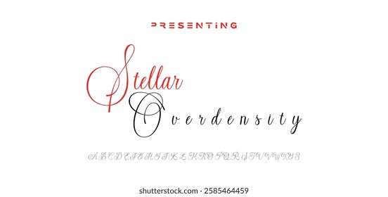 Hand drawn vector alphabet. Modern monoline signature script font. Elegant Signature Font. Best Alphabet Beautiful Calligraphy Signature Font lettering