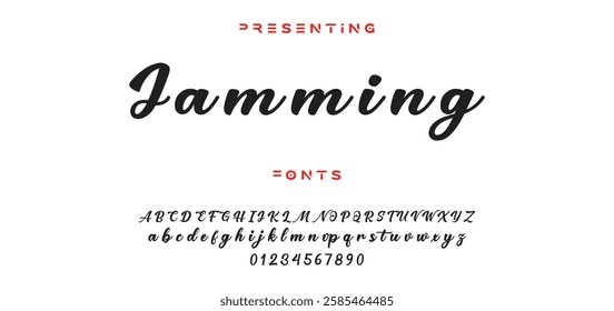 Hand drawn vector alphabet. Modern monoline signature script font. Elegant Signature Font. Best Alphabet Beautiful Calligraphy Signature Font lettering